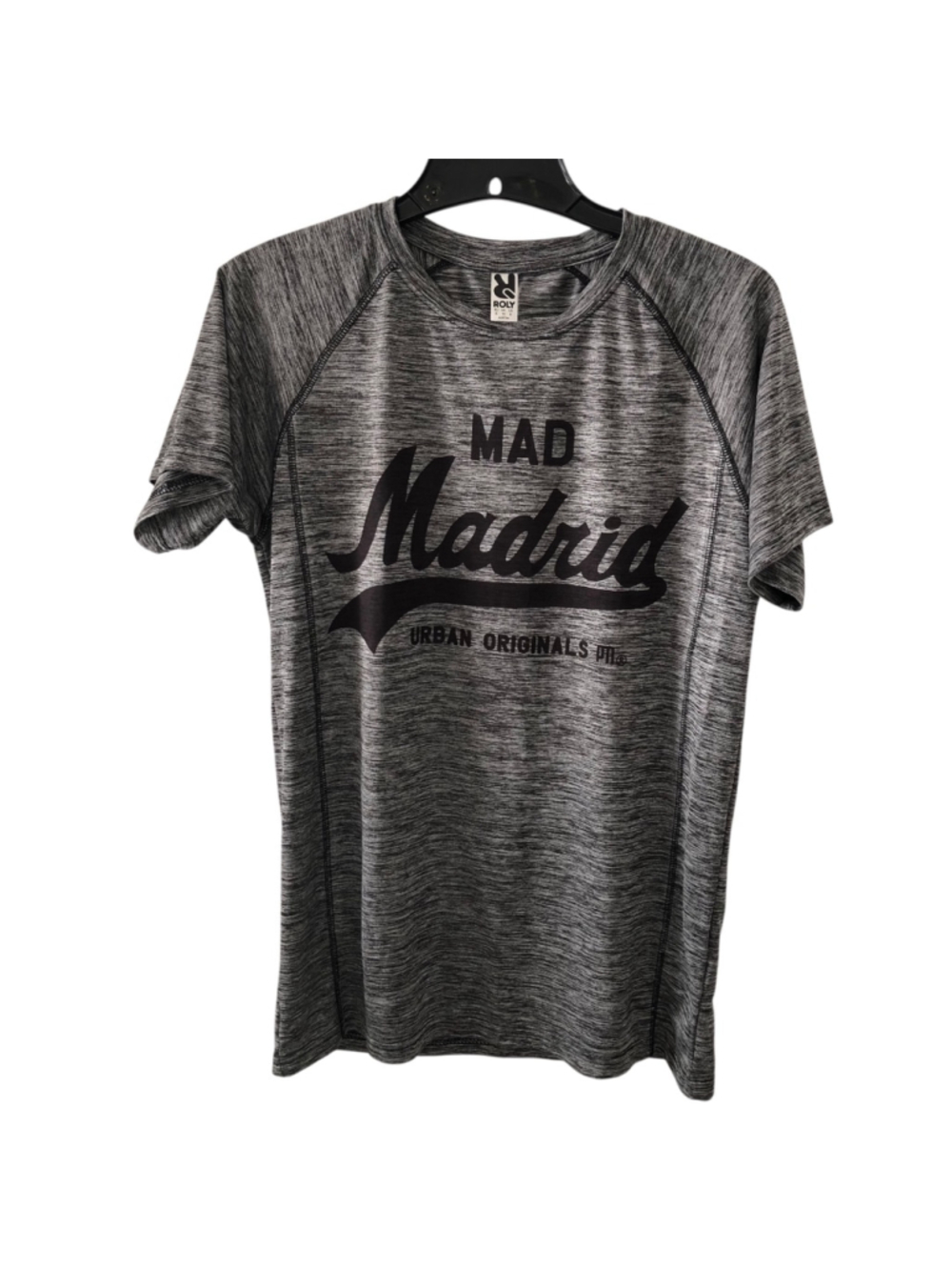 Size 8 ROLY Tee Shirt “Mad Madrid” Urban Originals European Adolfo Suarez Madrid